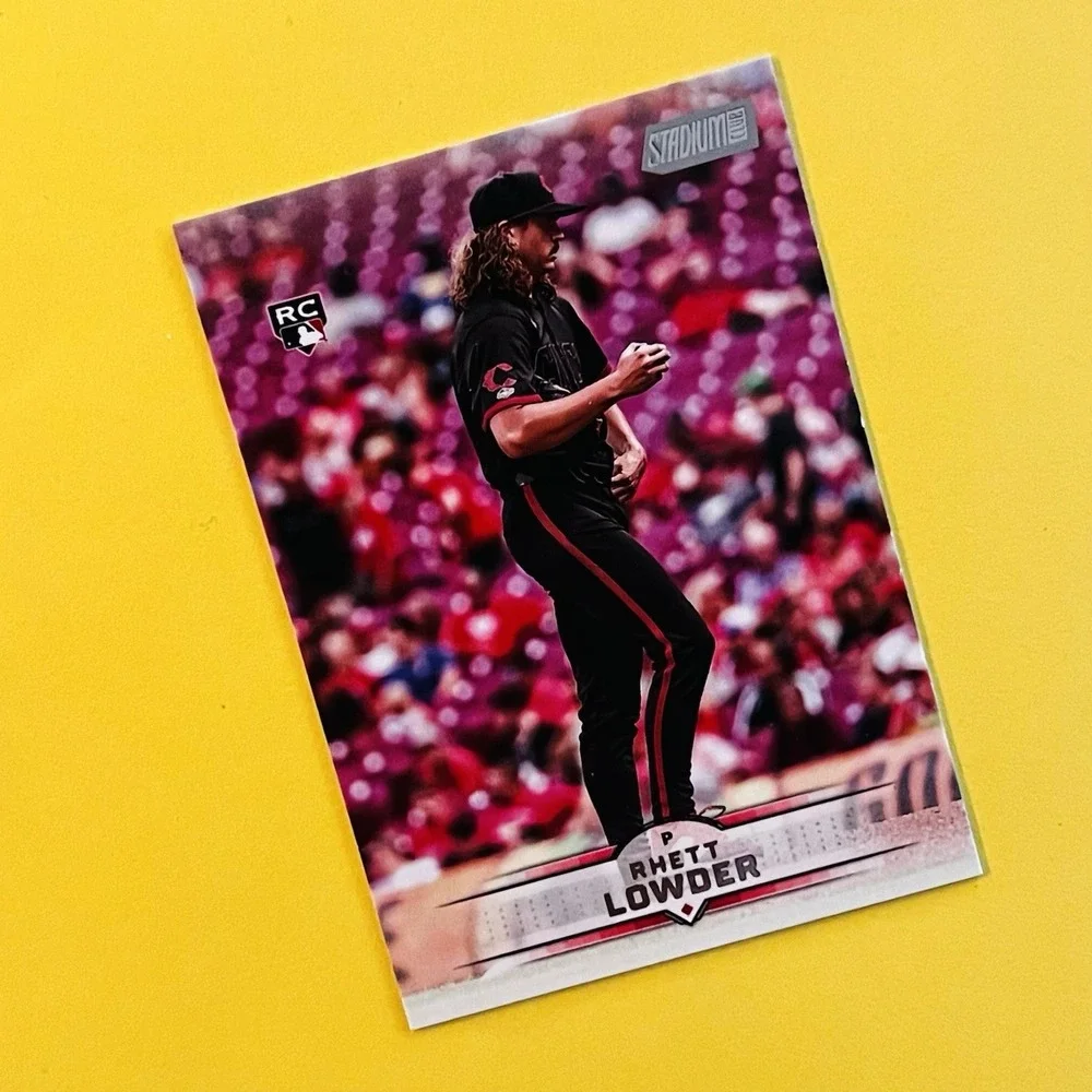 2025 Topps Stadium Club Rhett Lowder RC Rookie #95‎ Cincinnati Reds
